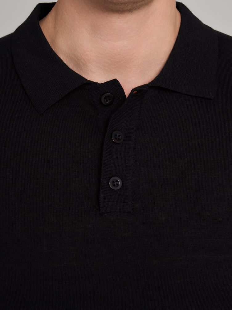 Джемпер поло хлопковый