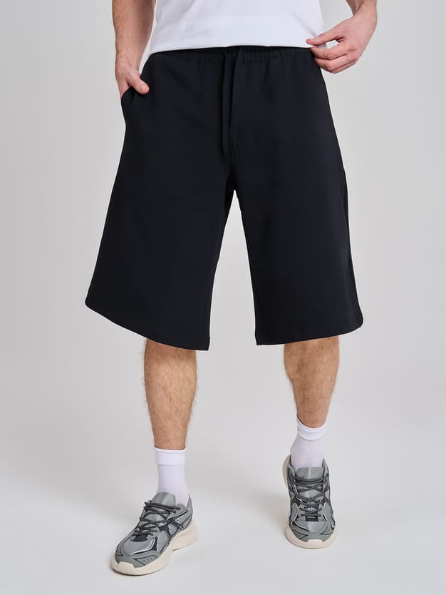 Шорты оверсайз спортивные хлопковые