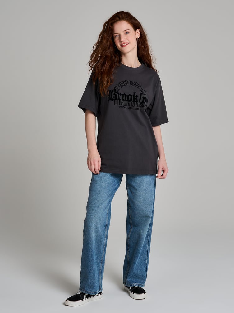 Футболка оверсайз с надписью Brooklyn