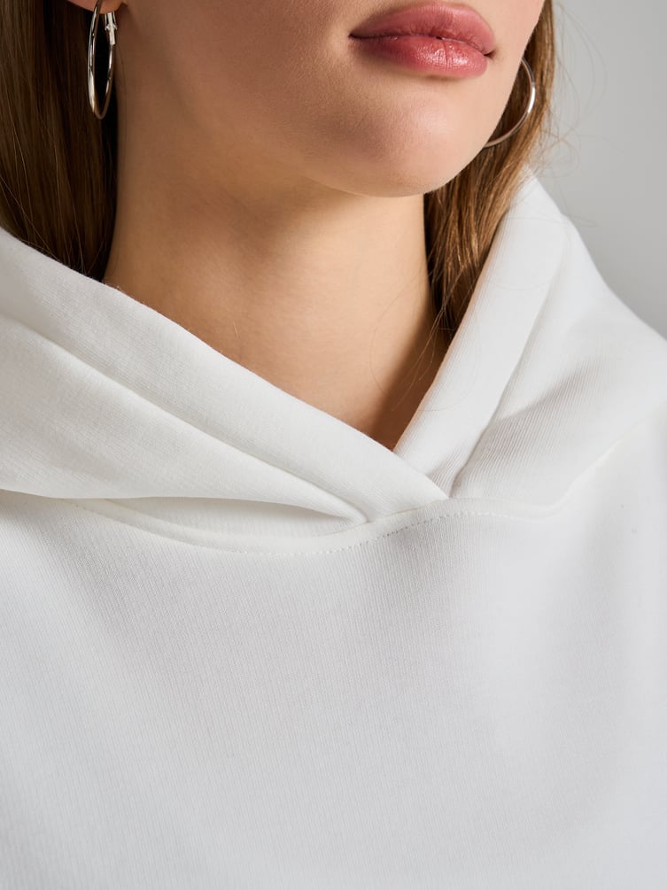 Утепленное худи оверсайз с начесом