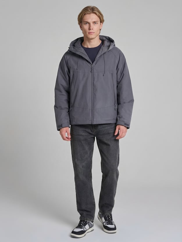 Куртка демисезонная с капюшоном