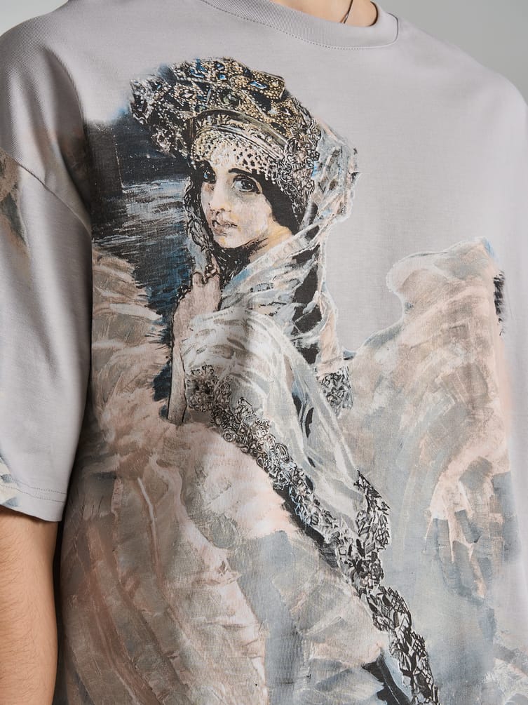 Футболка с принтом картин Третьяковской галереи