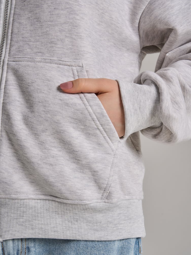 Зип худи  с капюшоном без начеса