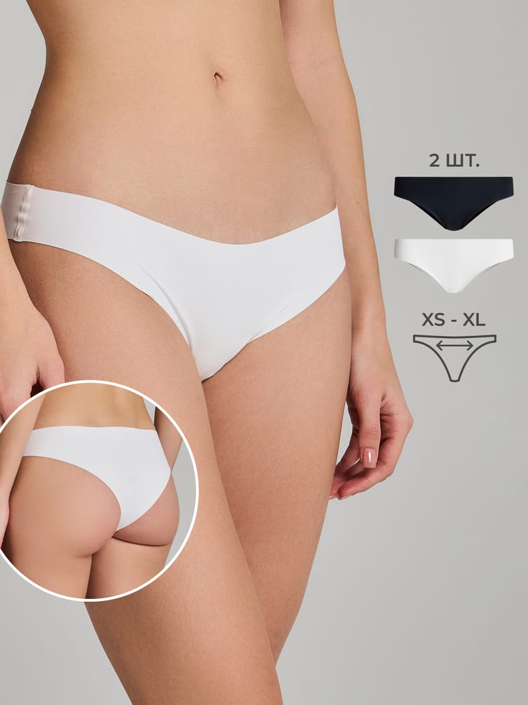 Трусы-слипы - 2 шт. бесшовные