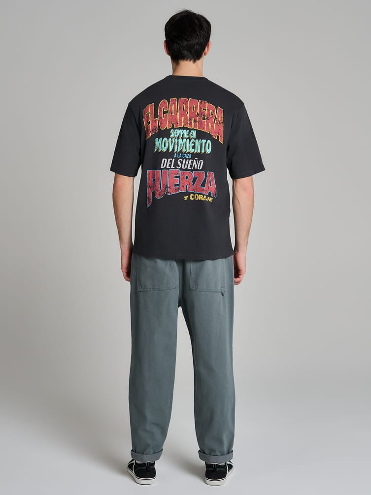 Зауженные широкие брюки