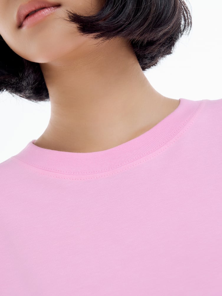 Хлопковая футболка с надписью на спине