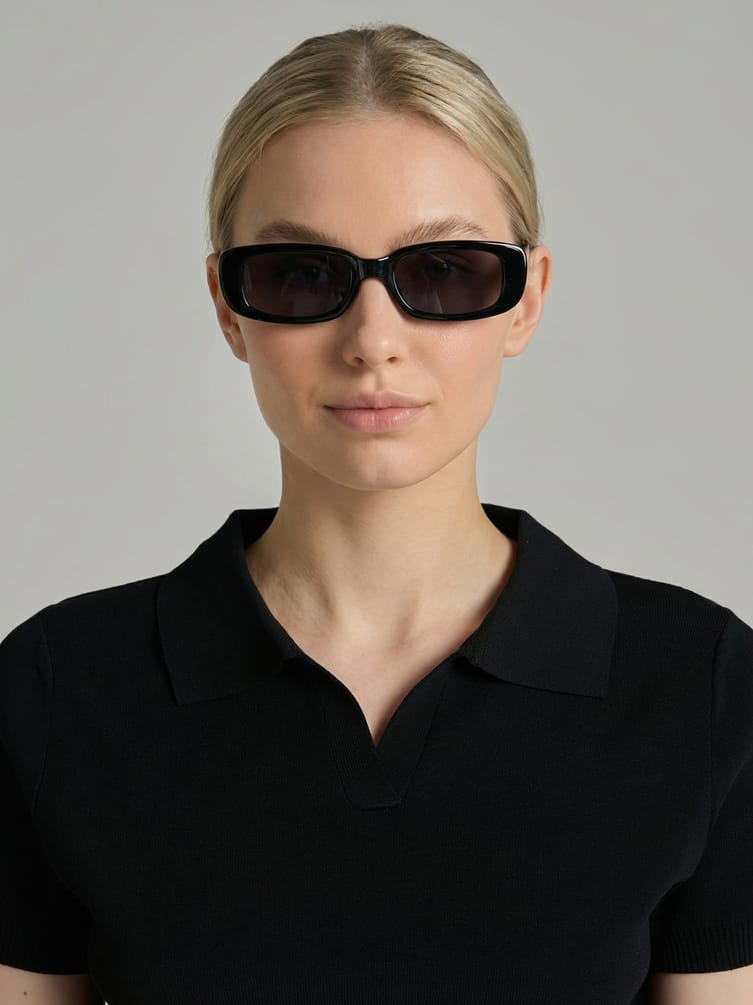 Очки имиджевые прямоугольные