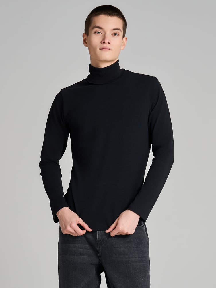 Водолазка базовая с высоким горлом