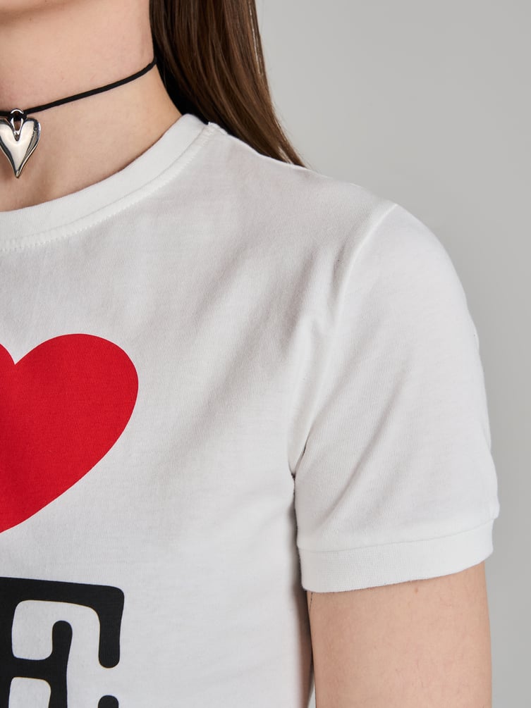 Футболка из хлопка с надписью