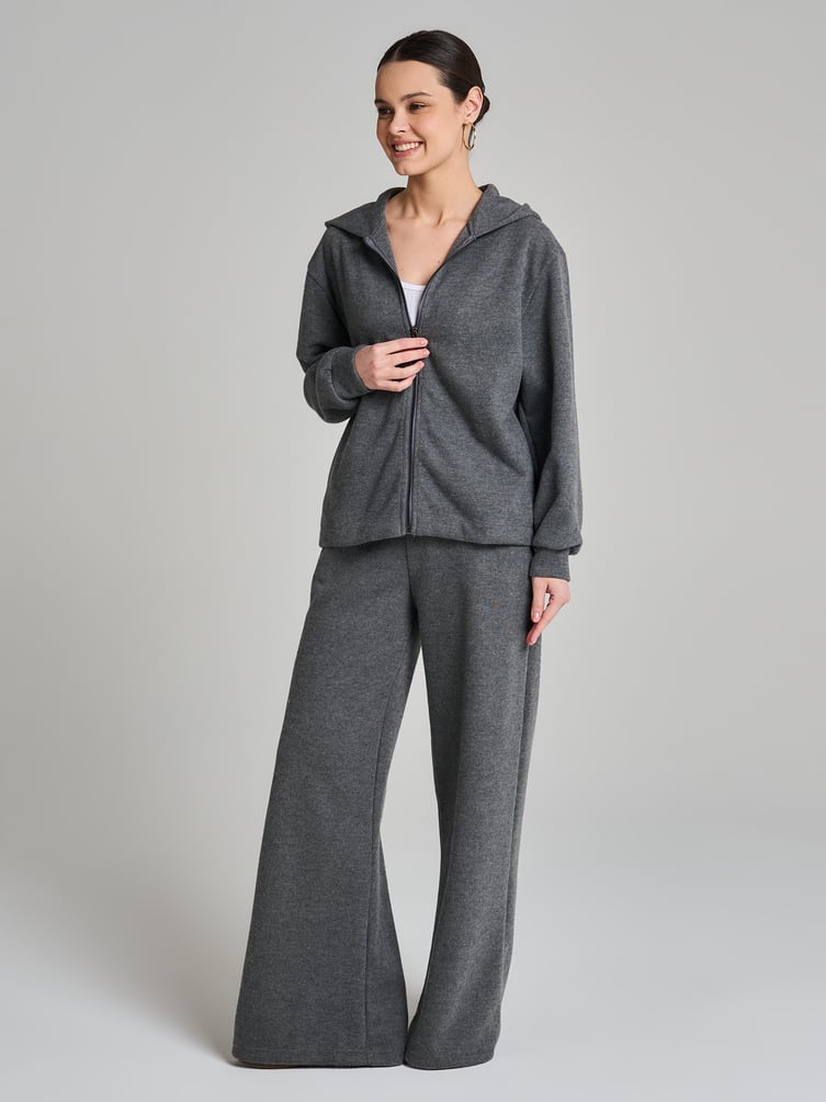 Толстовка с капюшоном трикотажная