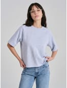 Свитшот с коротким рукавом