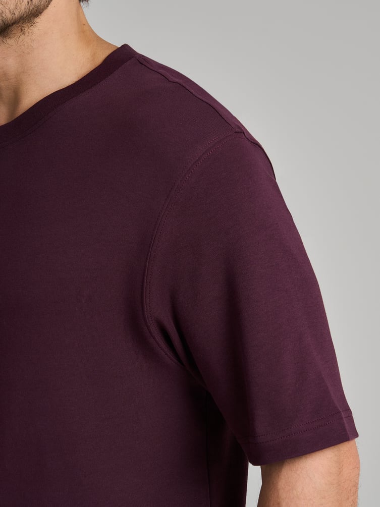 Футболка из хлопка свободного кроя