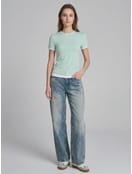 Футболка двойная приталенная