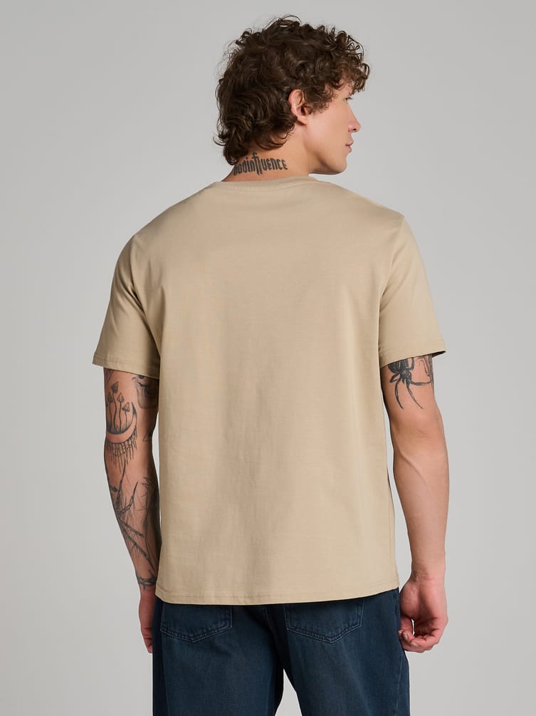 Футболка из хлопка с новогодним принтом