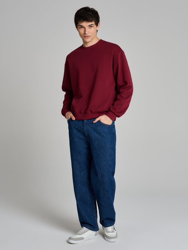 Свитшот свободный без начеса