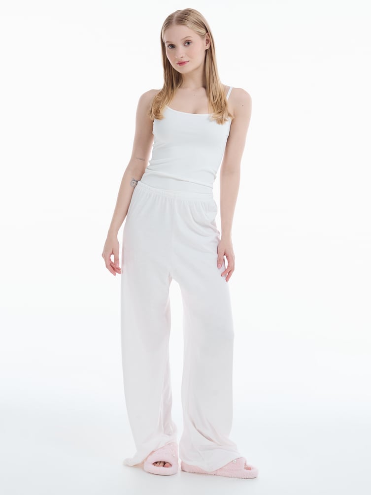 Домашние брюки из хлопка