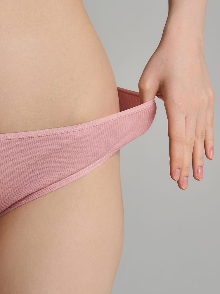 Трусы-слипы - 7 шт. в рубчик