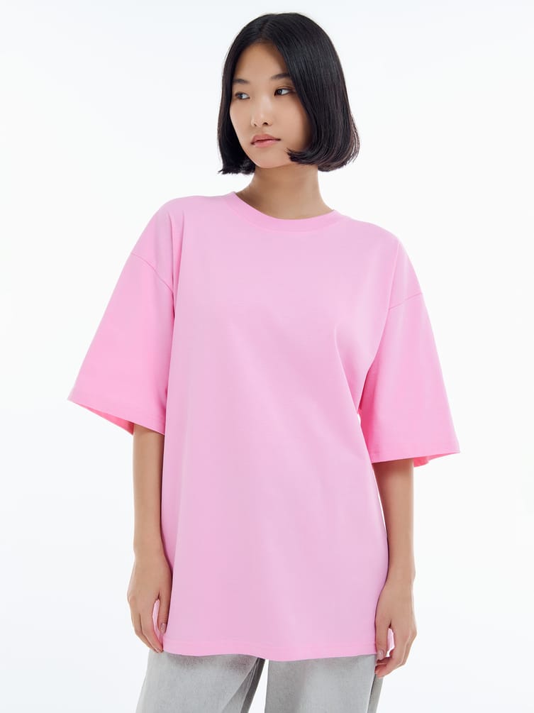 Хлопковая футболка с надписью на спине