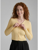 Кардиган укороченный на пуговицах