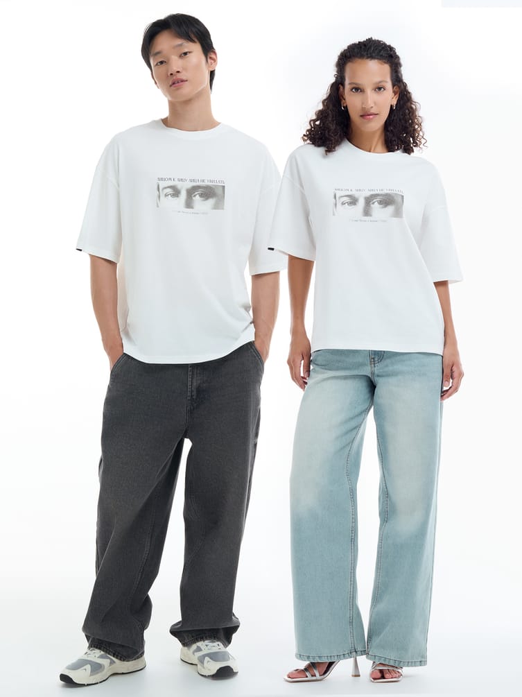 Футболка оверсайз с принтом Есенина