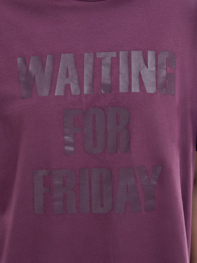 Футболка из хлопка с надписью