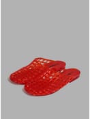 Шлепанцы с плетёным дизайном