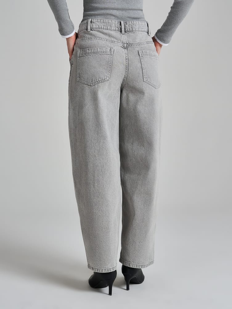 Джины багги с вареным эффектом