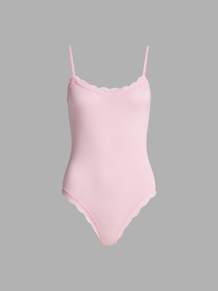 Боди-майка с кружевом