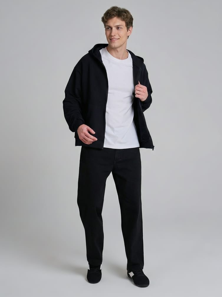 Толстовка с капюшоном без начеса