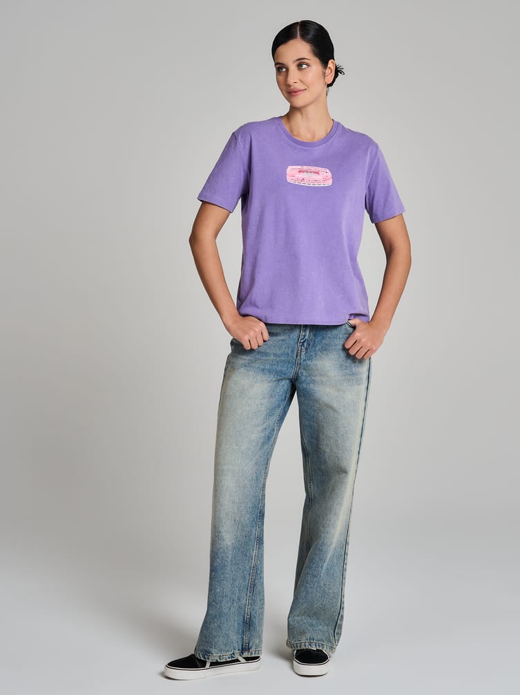 Футболка варенка с принтом