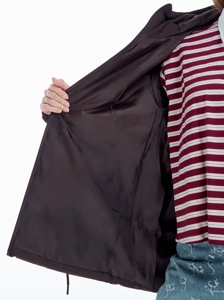 Куртка удлиненная стеганая женская