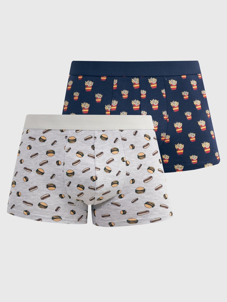 Комплект трусов с принтом - 2 шт.