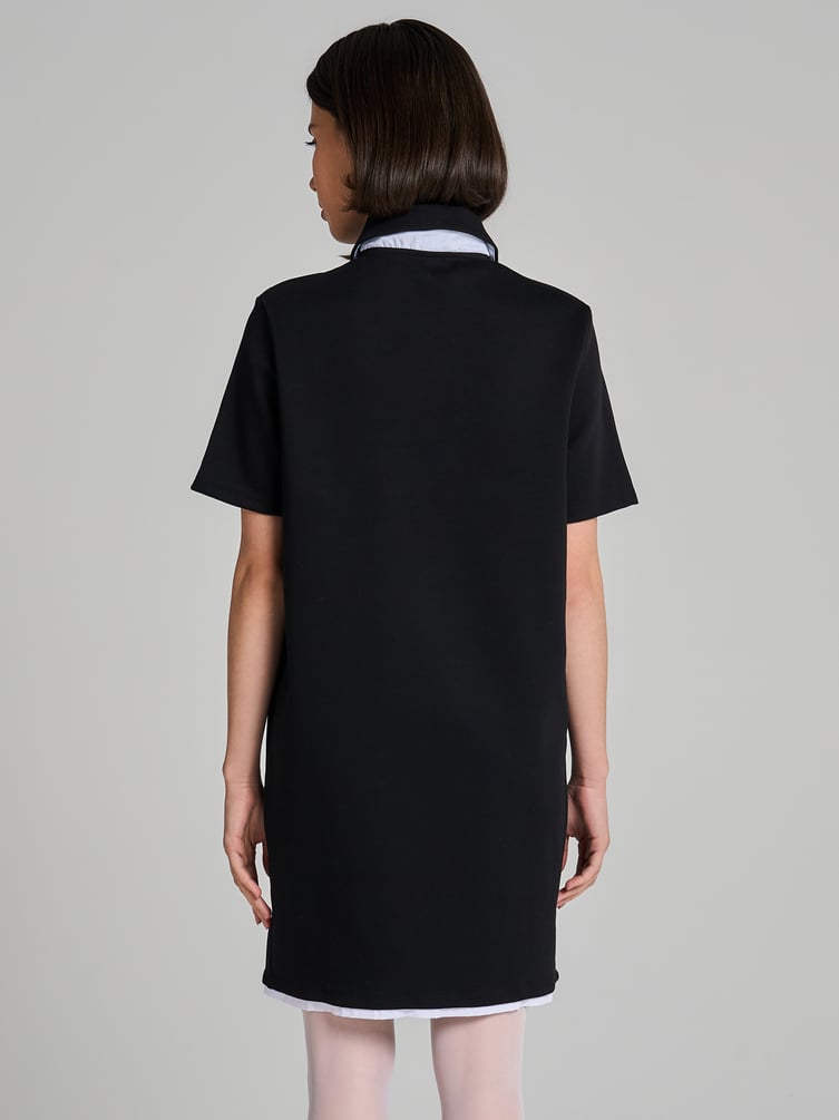 Платье-поло короткое