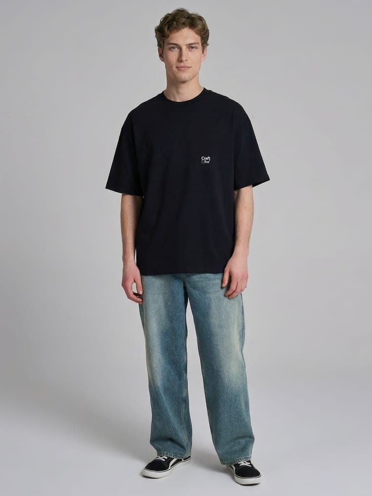 Футболка оверсайз с принтом Russian Vibes