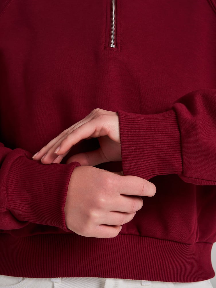 Толстовка Half Zip с высоким горлом