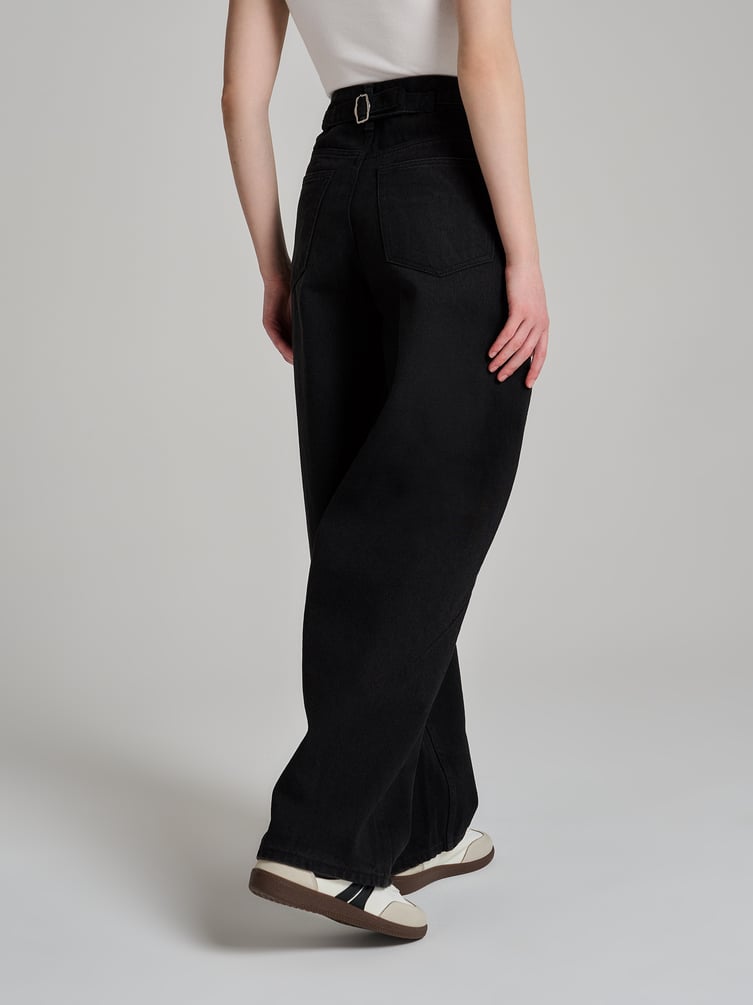 Джинсы Balloon зауженные с вареным эффектом