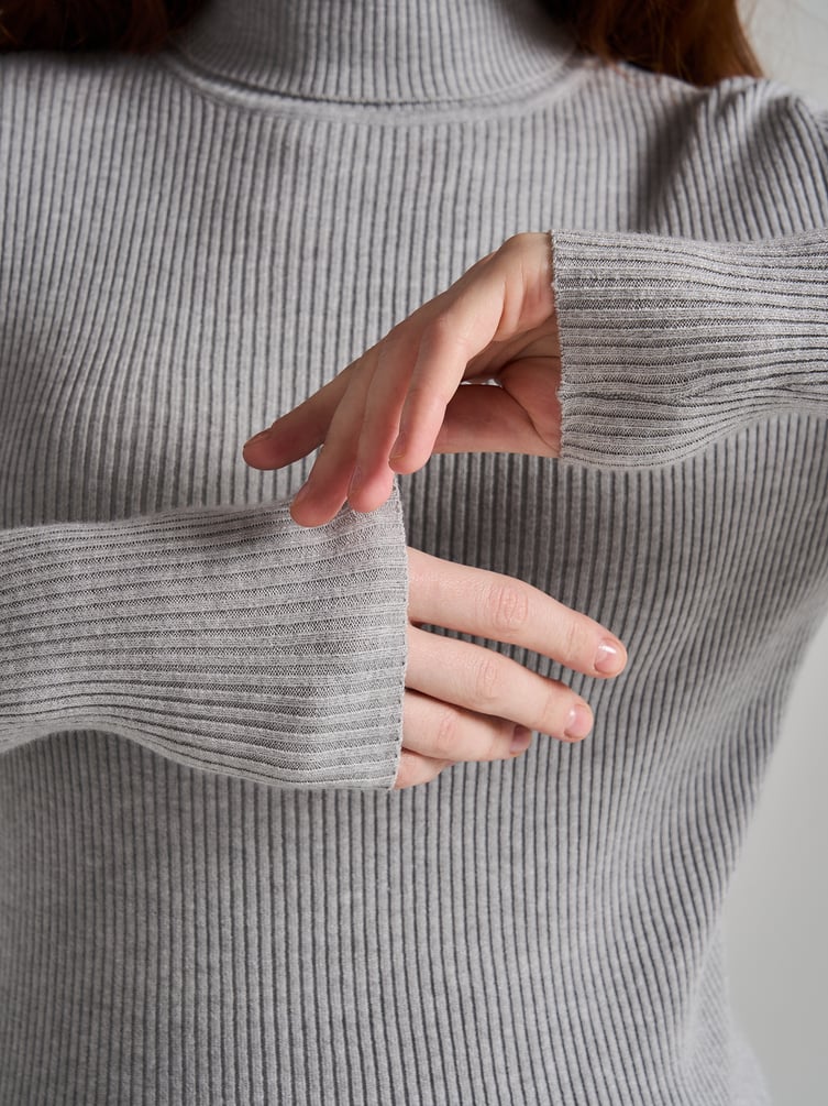 Водолазка лапша с высоким горлом