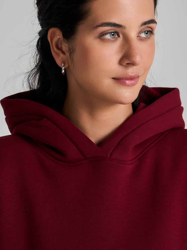 Утепленное худи оверсайз с начесом