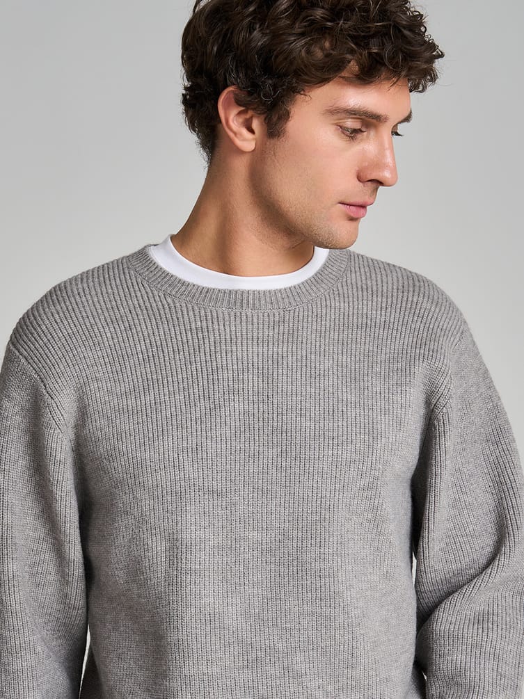 Джемпер вязаный теплый