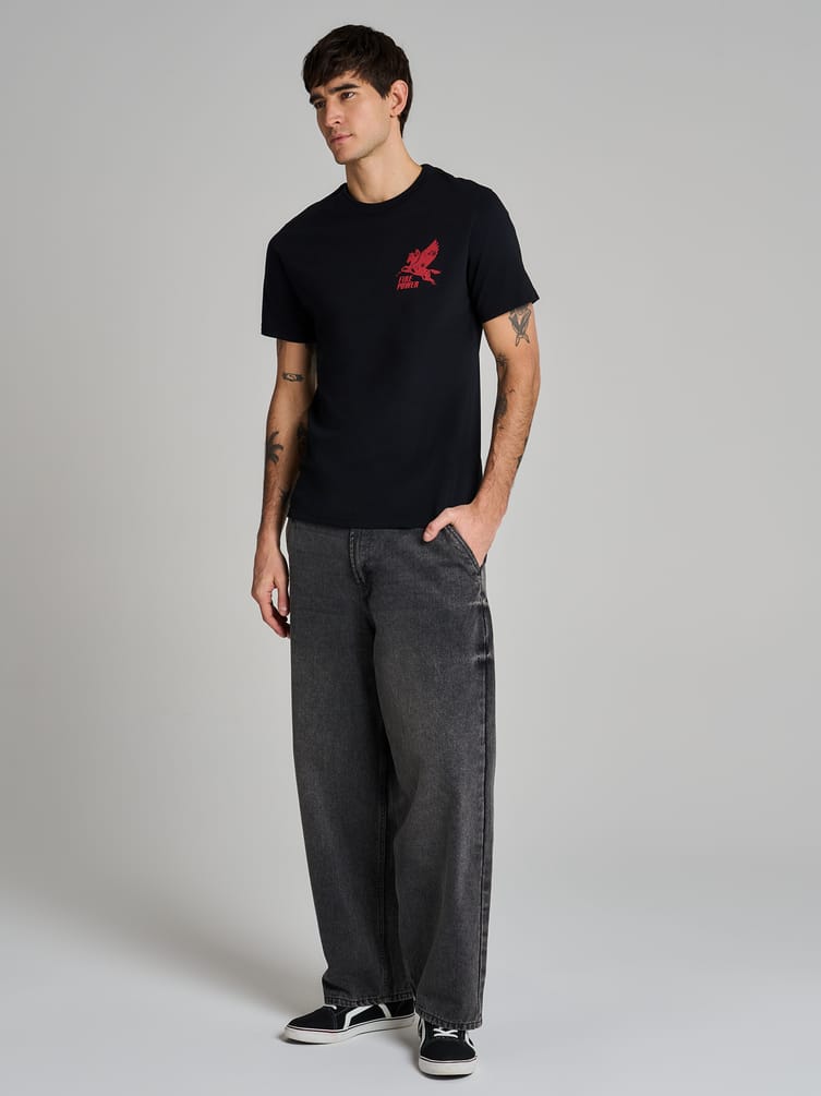 Футболка хлопковая с принтом