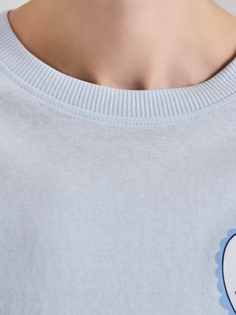 Пижама с принтом и брюками