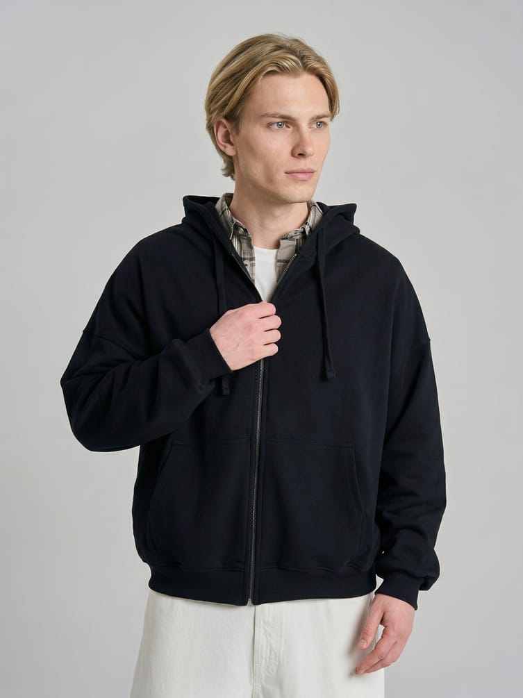 Толстовка оверсайз с капюшоном