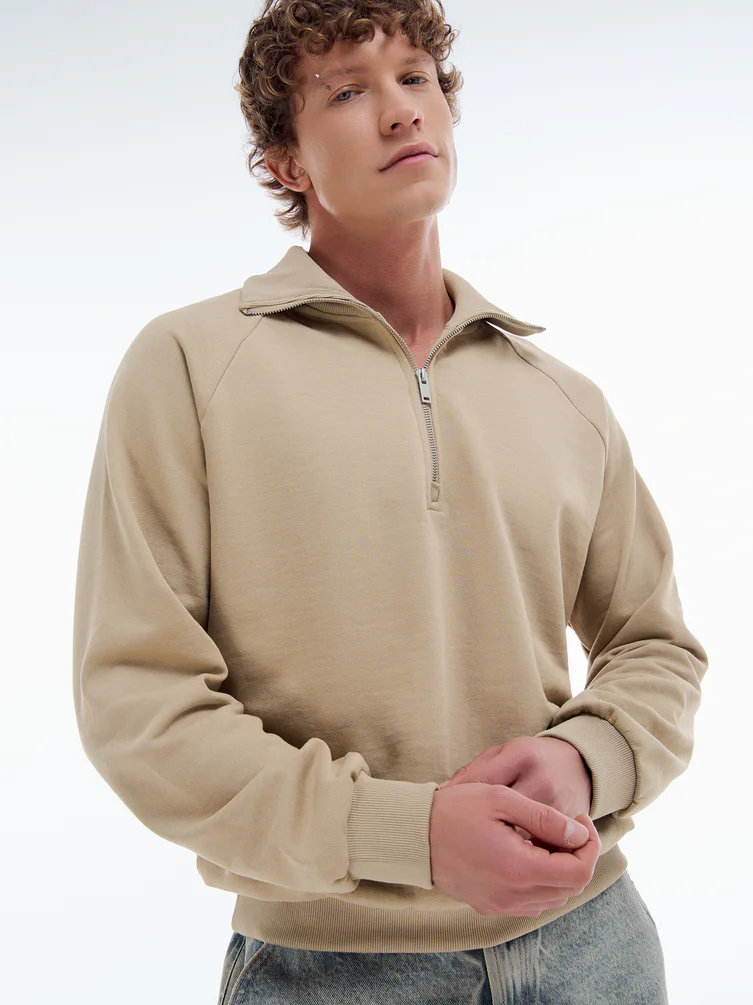 Толстовка Half zip с полузамком