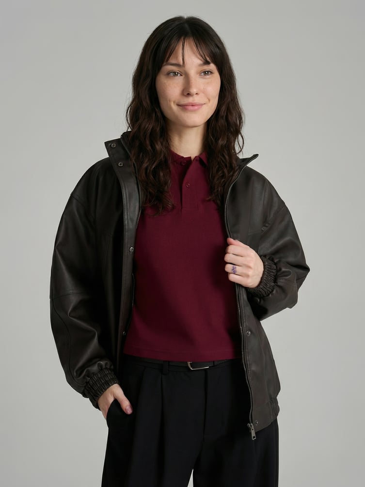 Рубашка-поло с коротким рукавом