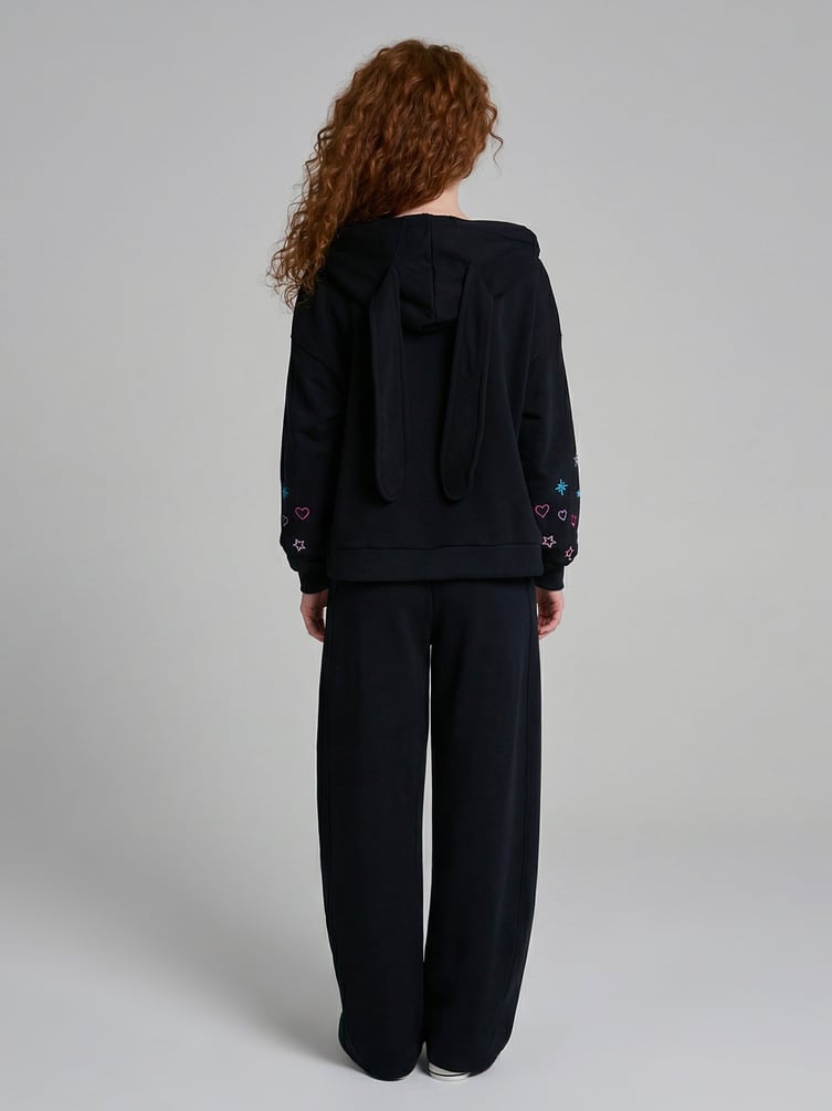 Брюки широкие повседневные