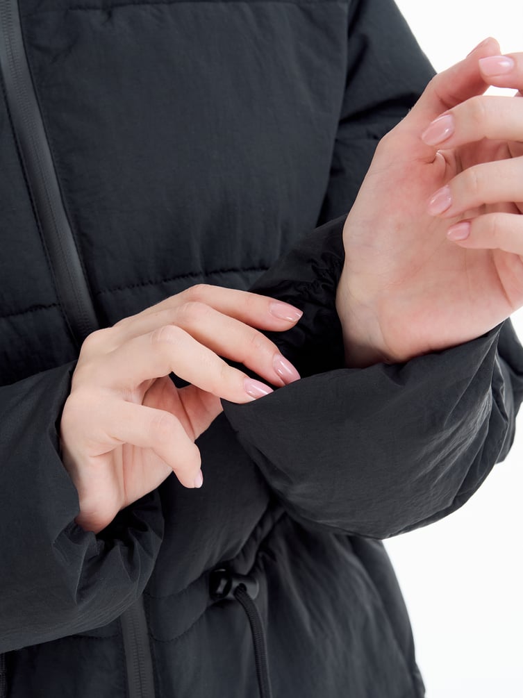 Куртка удлиненная стеганая женская