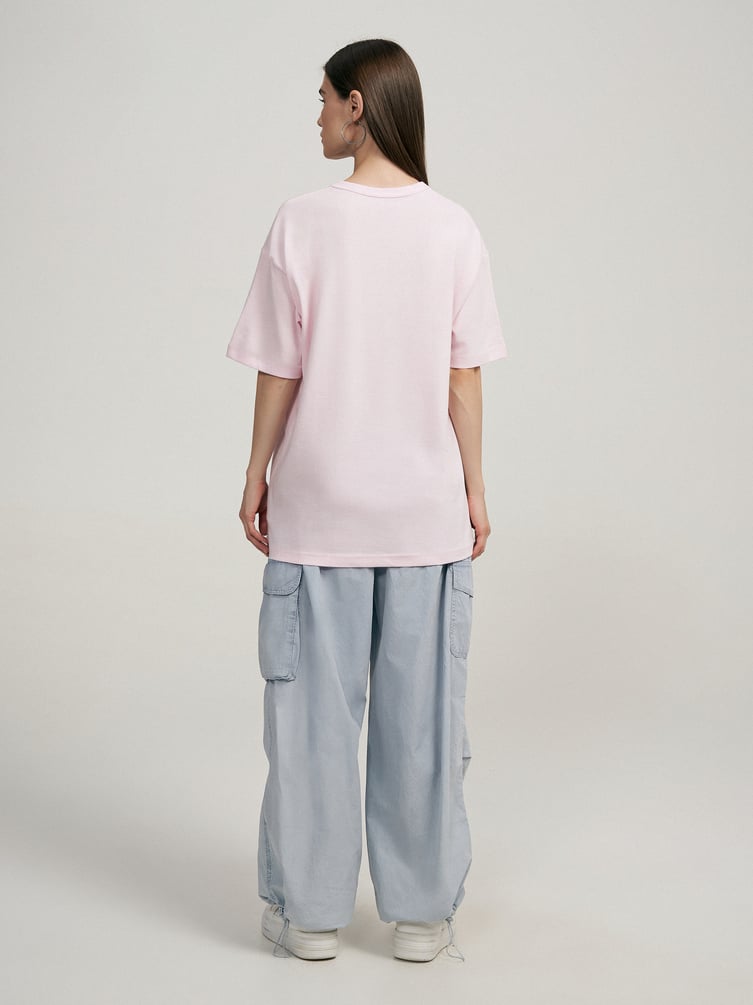 Футболка оверсайз с принтом