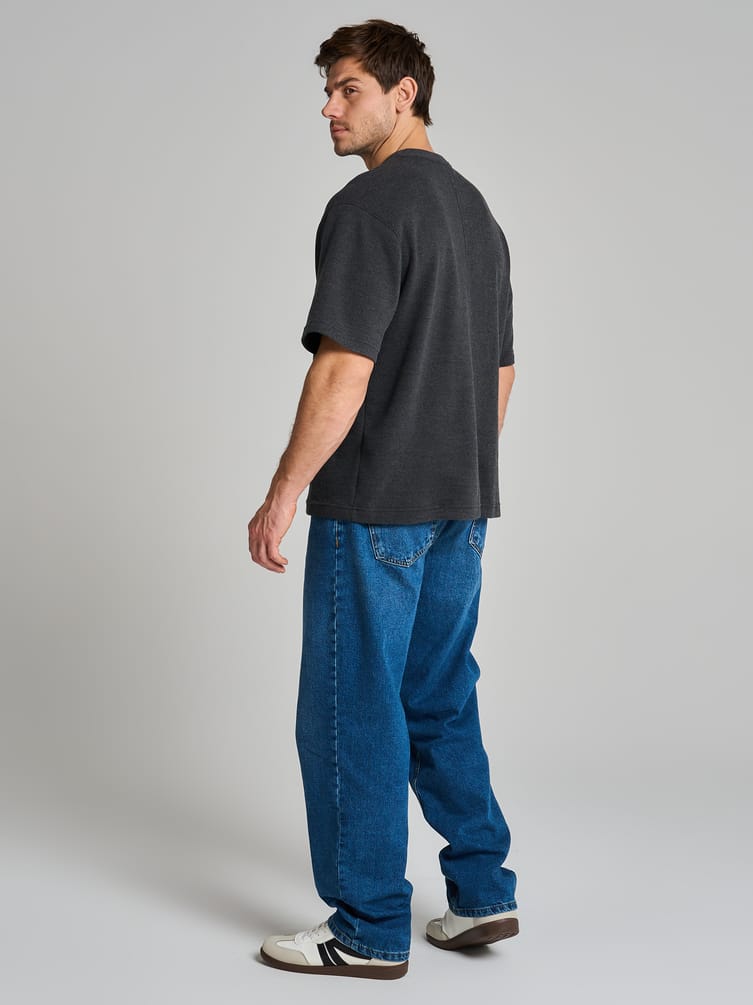 Футболка трикотажная в рубчик