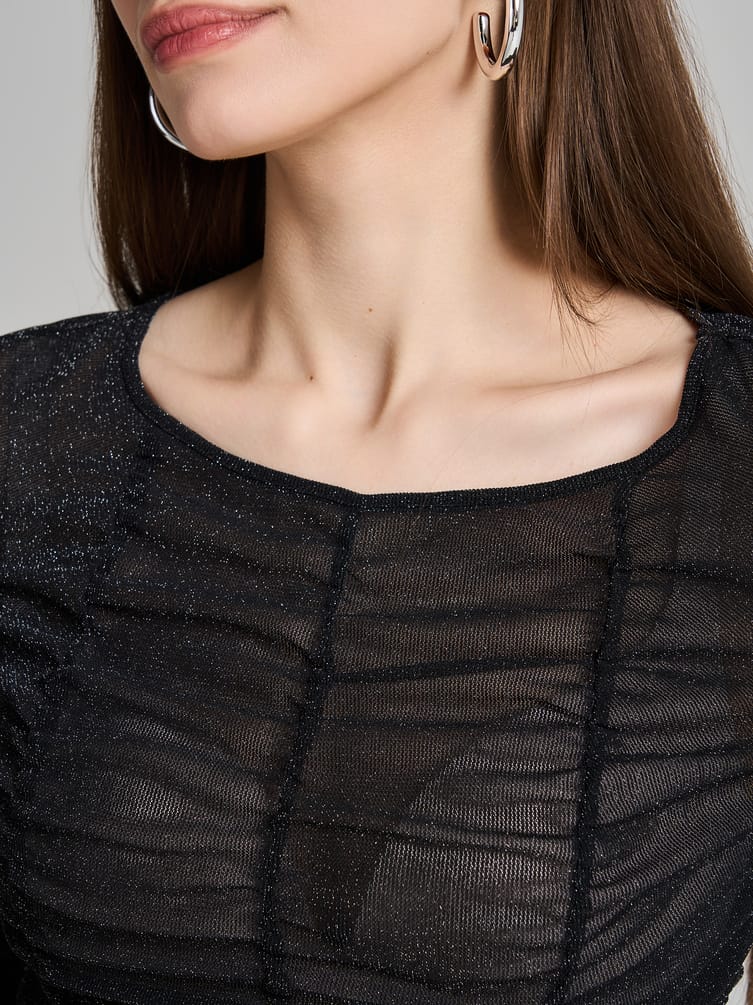 Блузка вечерняя нарядная с люрексом