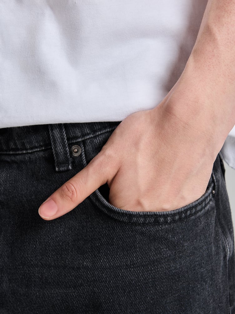 Джинсы укороченный прямого кроя